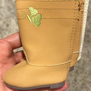 American Girl Company True Spirit Outfit Boots Doll Shoes Embroidered Butterfly